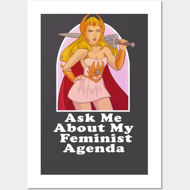 Feminist She-Ra Wall Art by jpowersart